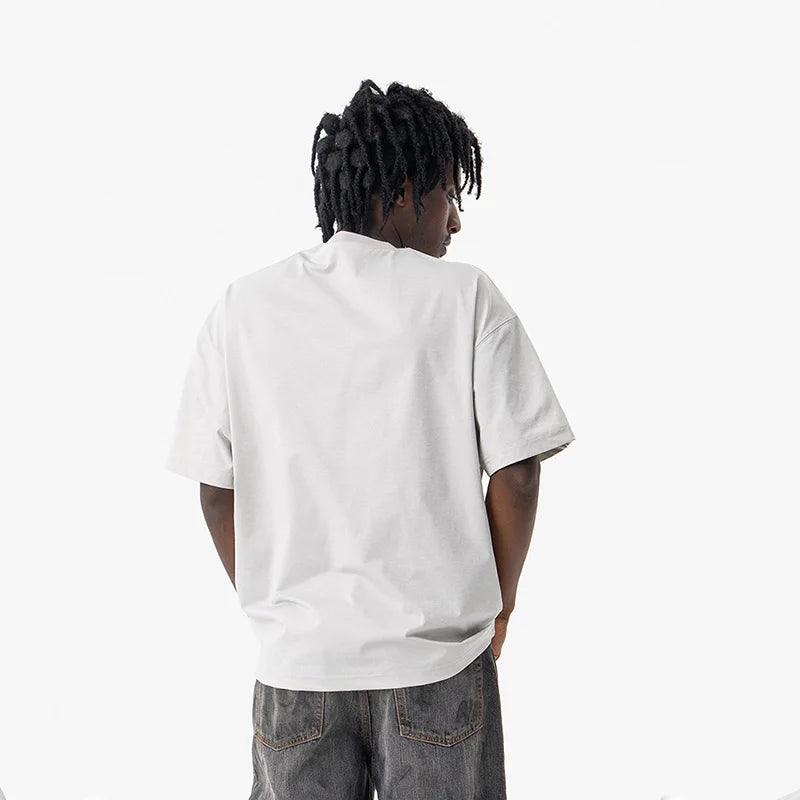 Hi Street Vest Printed Casual T shirts Streetwear Hip Hop Vintage Top Tees For Male Oversized