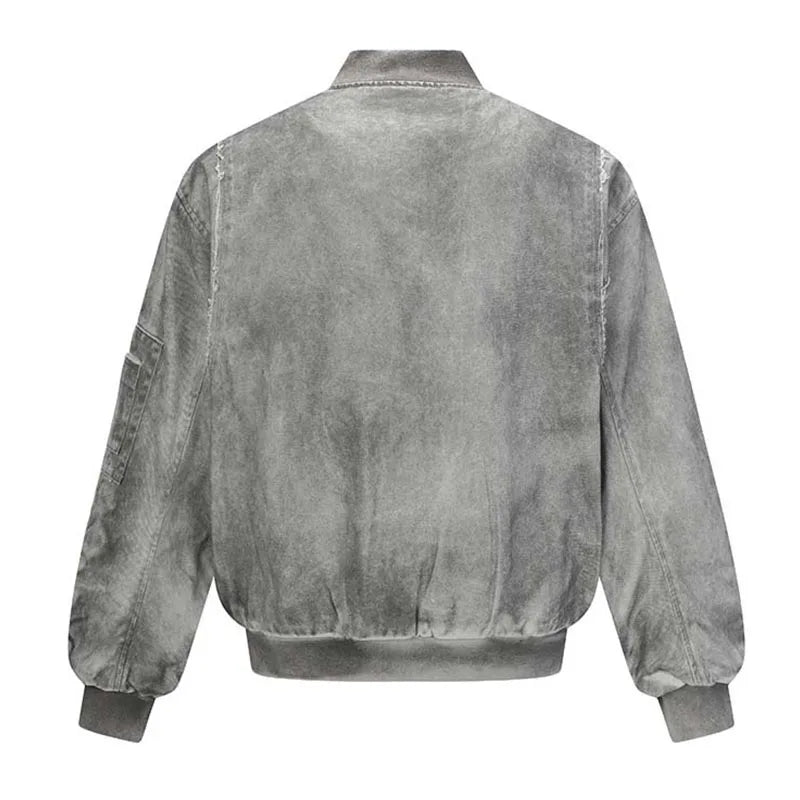 Vintage Hip Hop Cargo Jackets Coats Techwear Casual Streetwear Outwear Tops For Male Hi Street