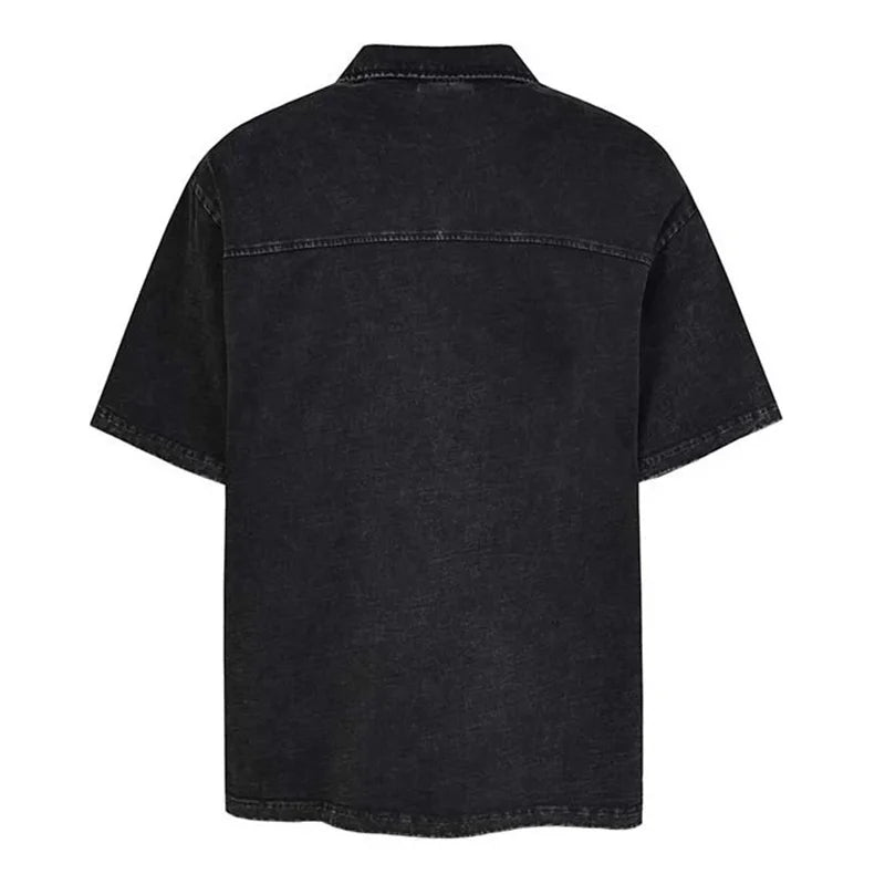 Hip Hop Vintage T shirt Streetwear Harakuju Polo Top Tees For Male Patchwork Oversized