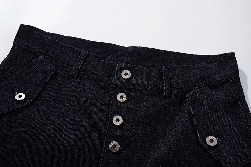 Hip Hop Vintage Baggy Jeans Pants Streetwear Harakuju Casual Denim Trousers For Male