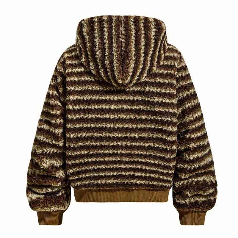 Winter Vintage Warm Fleece Parka Coats Both Side Wear Casual Outwear Jackets For Male Thermal