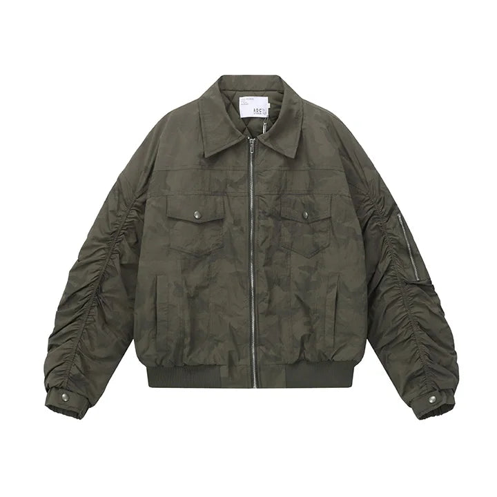 Vintage Hip Hop Warm Jacket Coats Streetwear Printed Harakuju Outwear Tops For Male Thermal