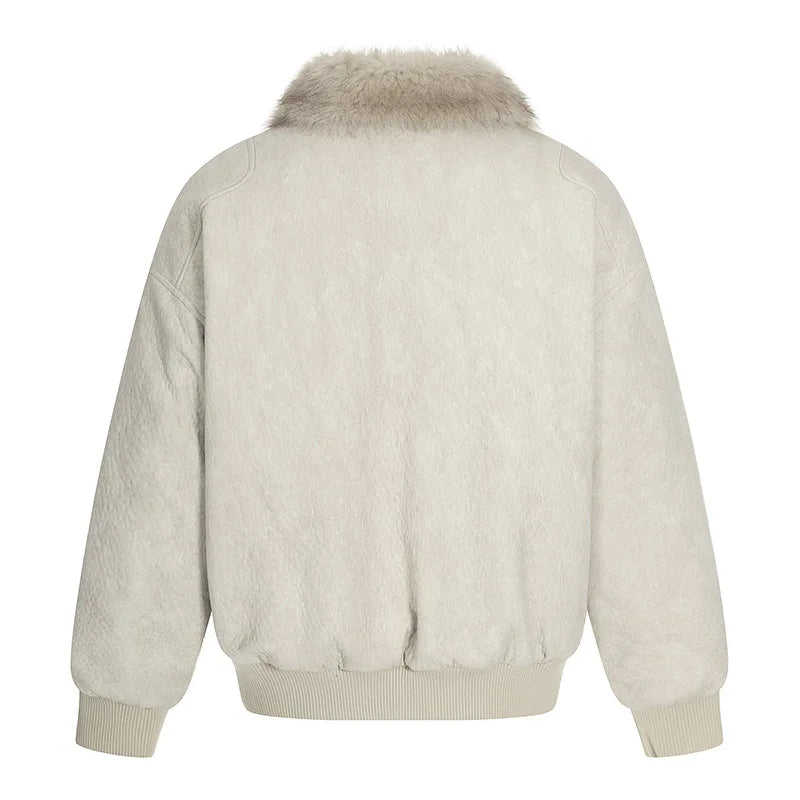 Winter Vintage Hip Hop Warm Jackets Coats Fur Collar Thermal Casual Parka Coats For Male Windbreak