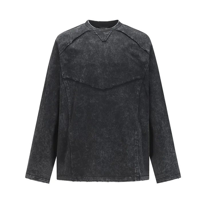 Vintage Hip Hop Casual T-shirt Harakuju Streetwear Top Tees For Male Spring Autumn